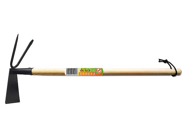 Zappetta doppio uso manico legno 60cm 599-3