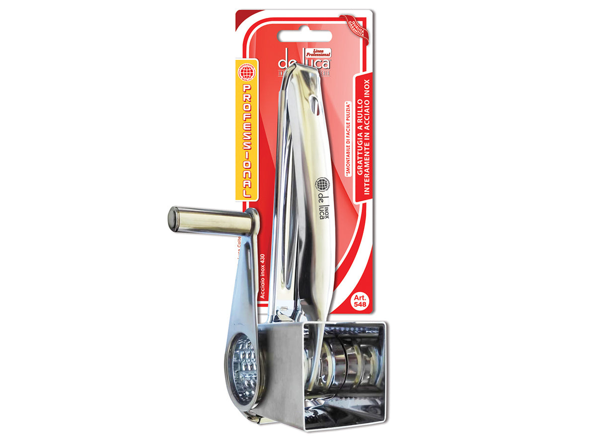 Grattuggia a rullo in acciaio inox