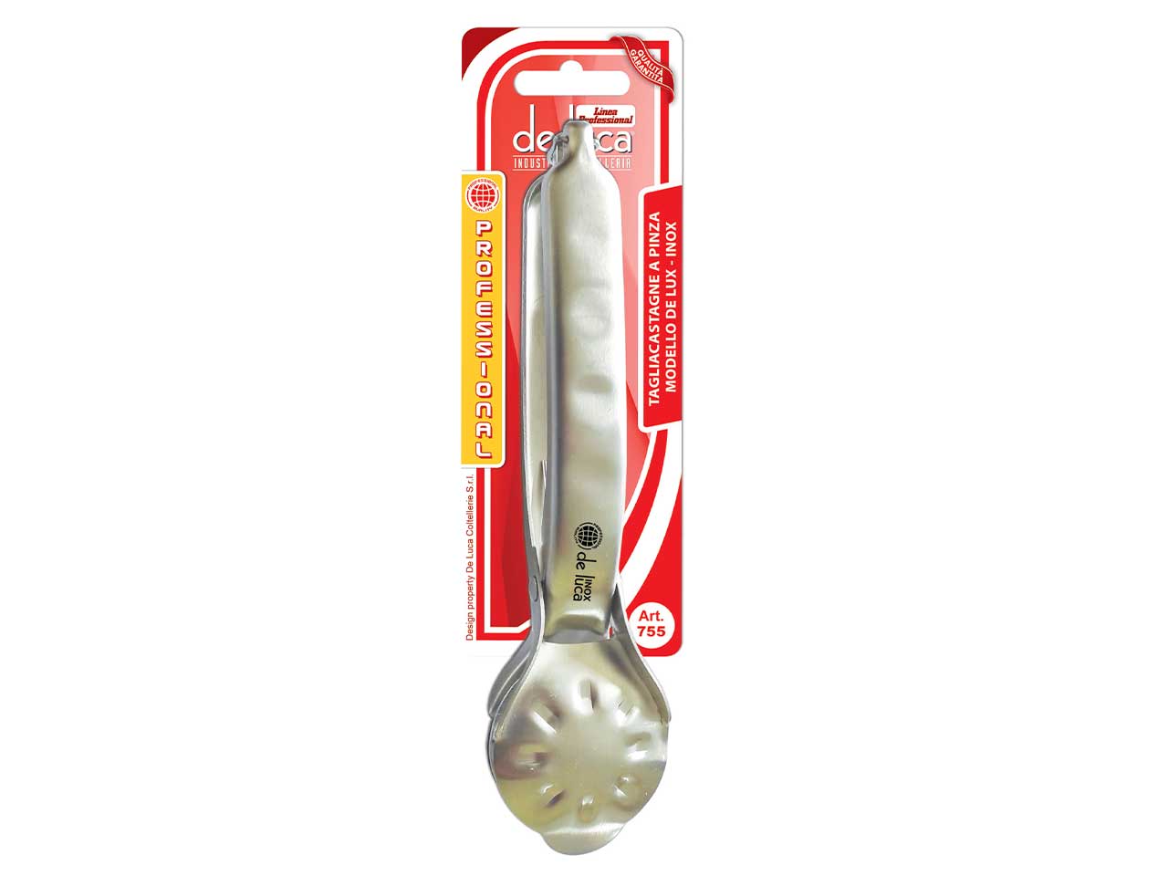 Taglia castagne a pinza modello de lux in acciaio inox