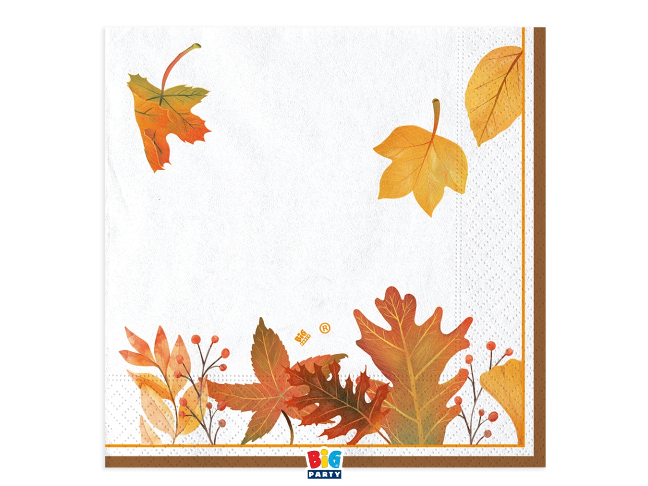 Autumn leaves 16 tovaglioli 33x33cm