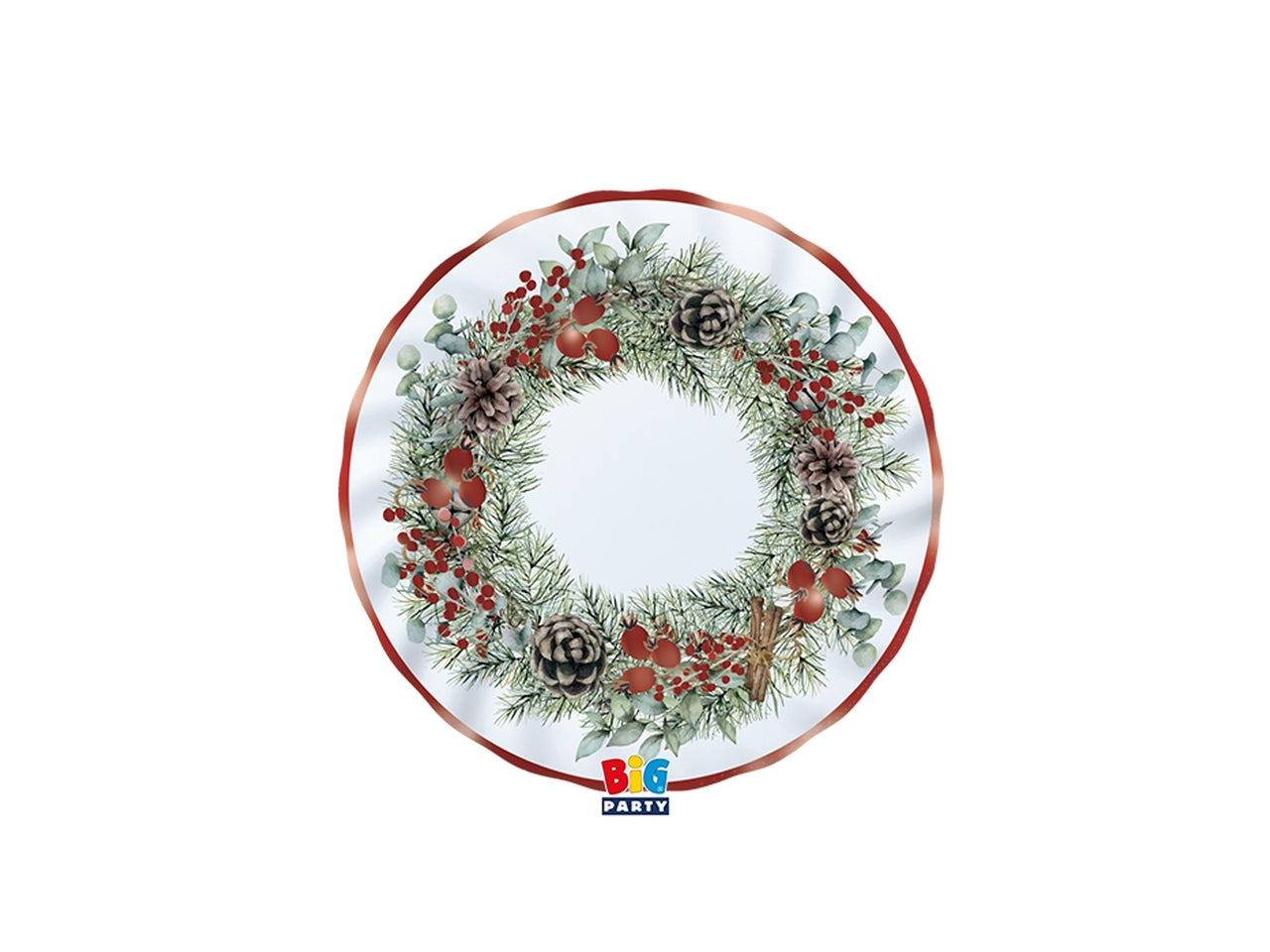 6 piatti 20cm christmas joy