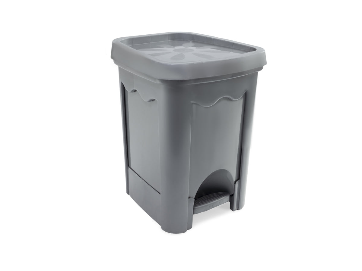 Eco pattumiera 16lt 7516 silver