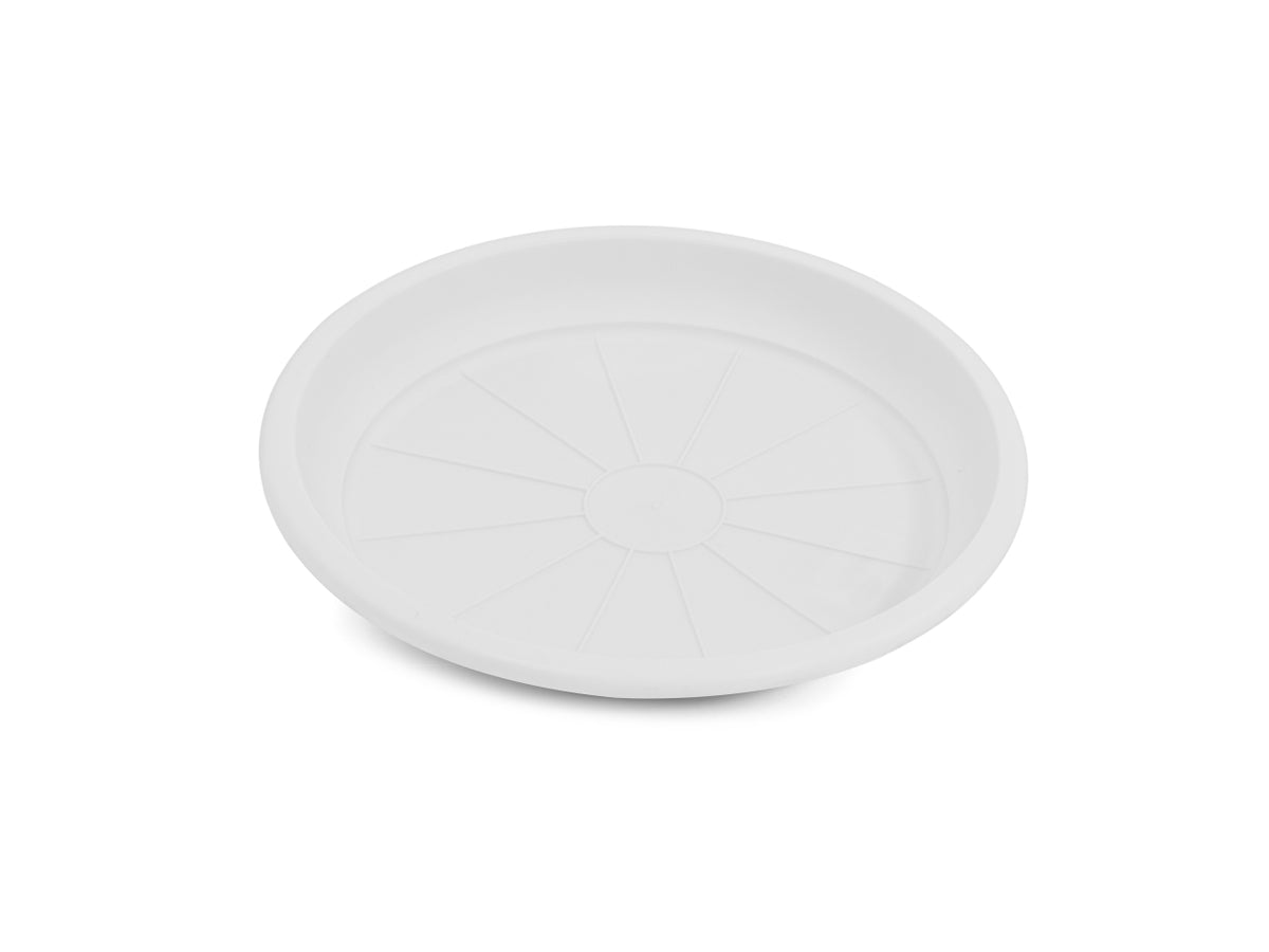Sottovaso ponza tondo d50cm bianco 5705