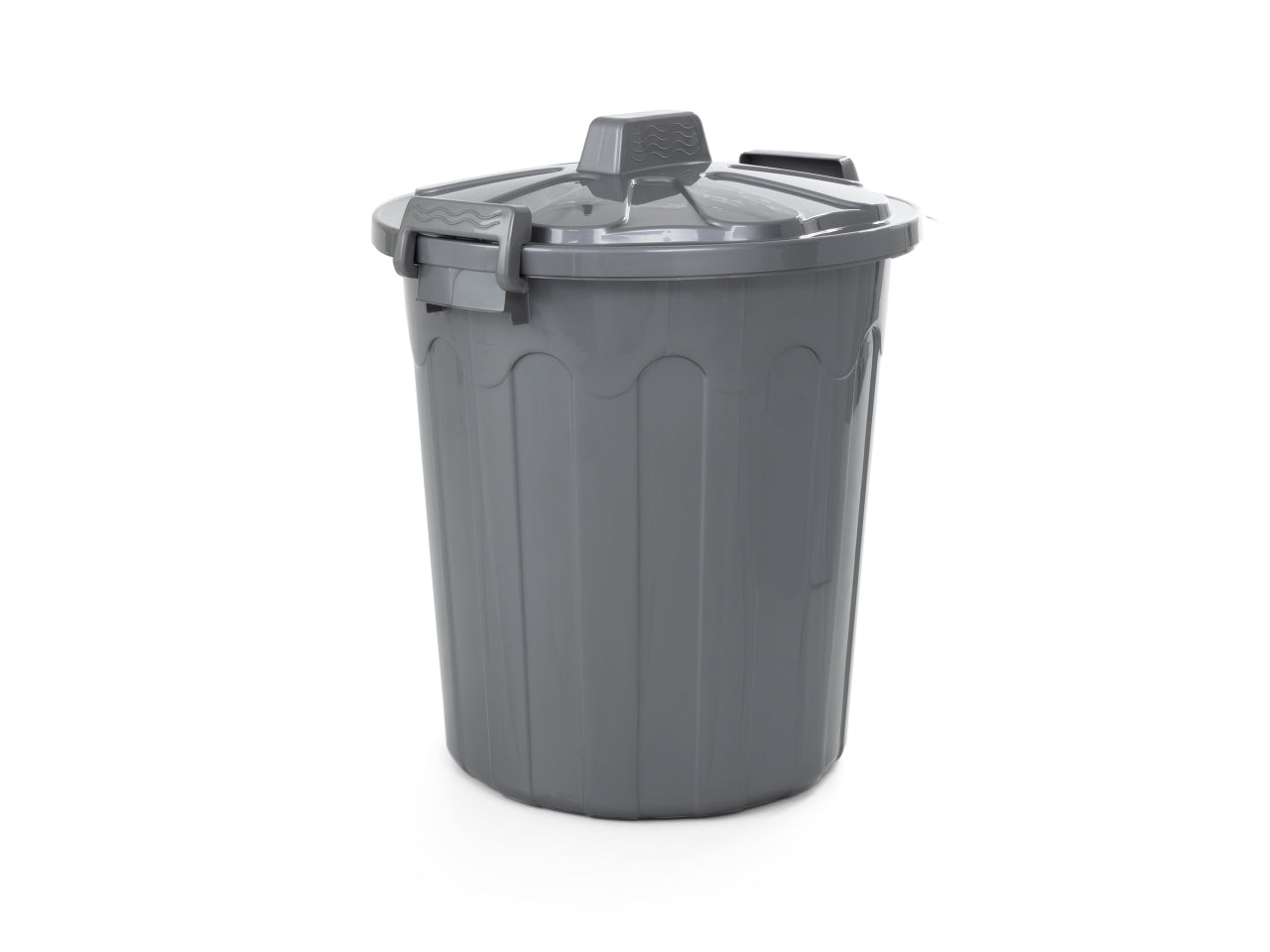 Bido' vulcano con coperchio 8lt colore silver