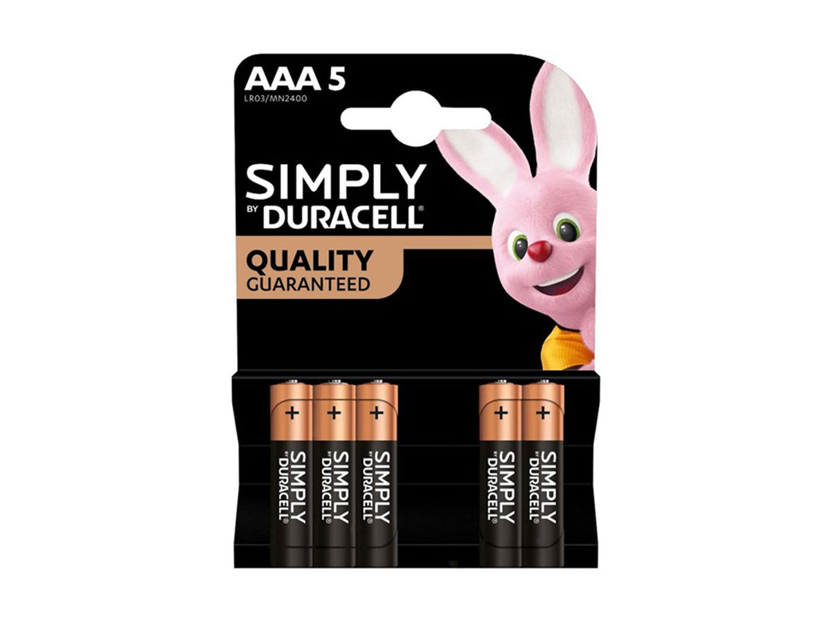 Duracell simply pila ministilo 5 pezzi aaa mn2400
