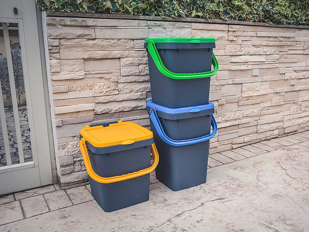 Pattumiera ecoplus 20lt gialla ecp20