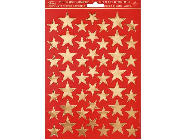 Stelle adesive piccole oro
