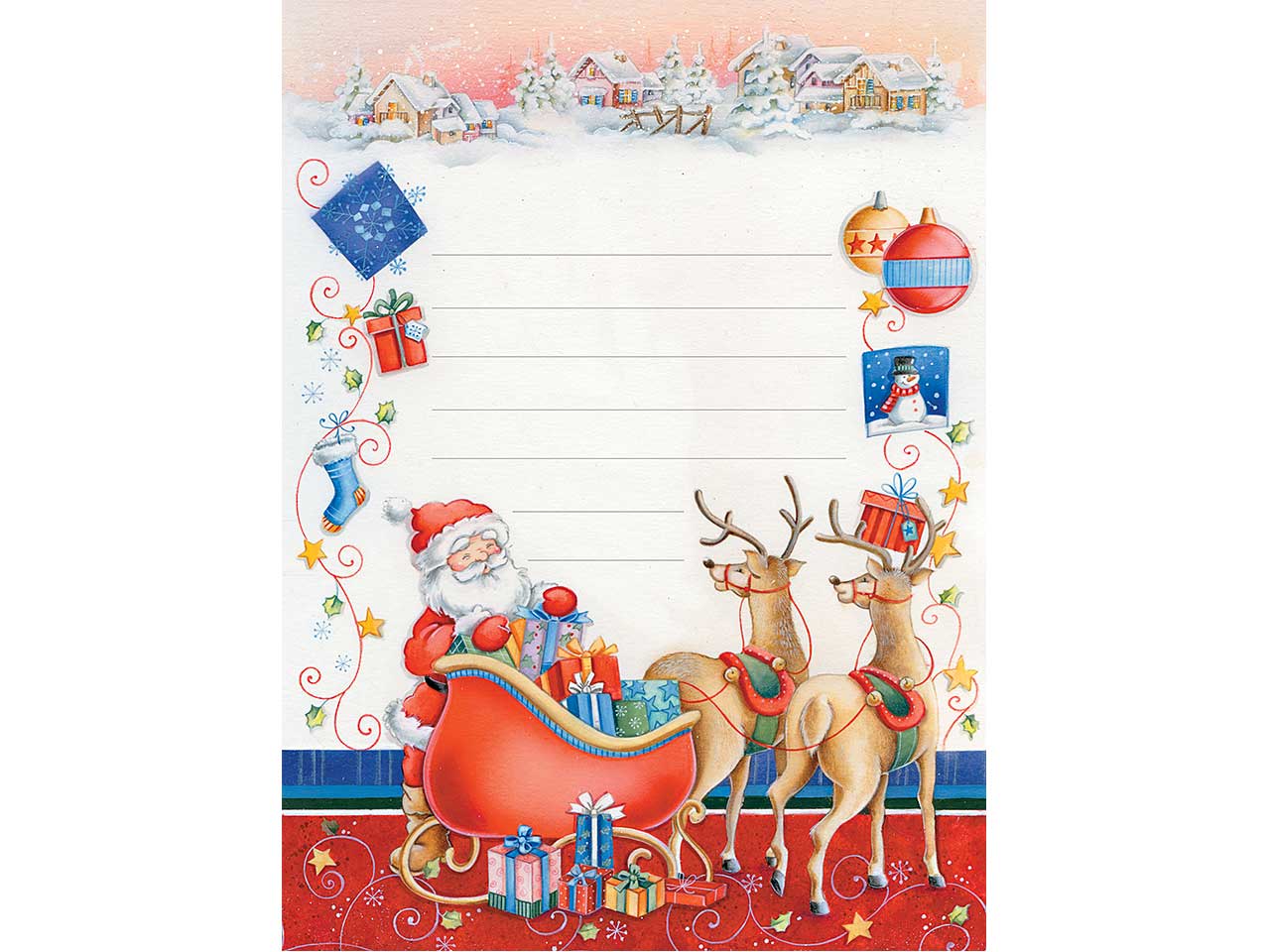 Letterina caro babbo natale 24 pezzi