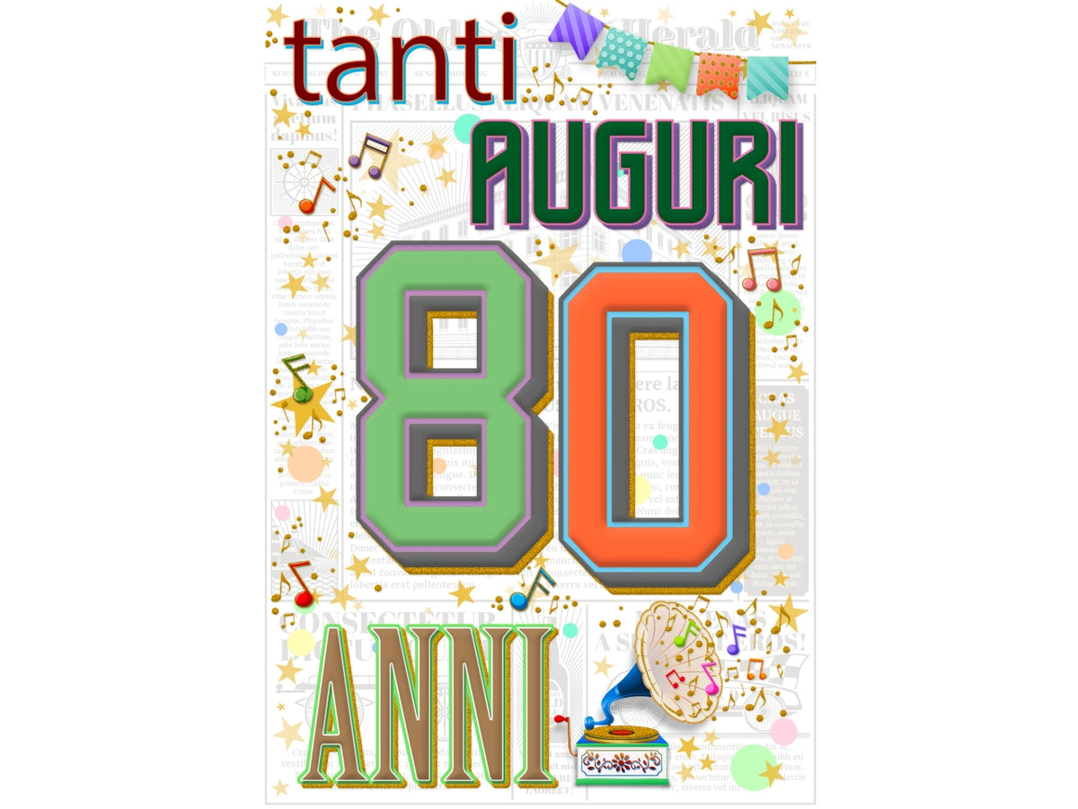 Biglietto i migliori anni 80
