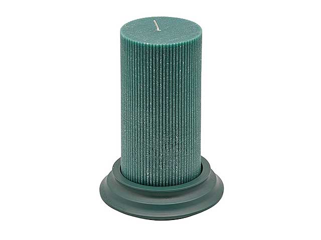 Linea dorica candela verde h20cm 613702,7 $