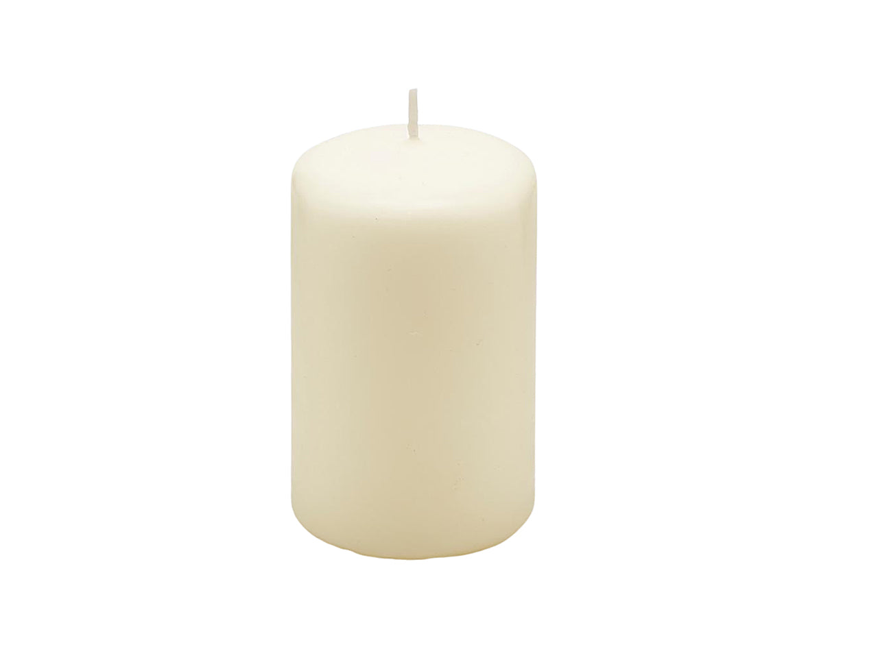 Candela moccolo 10x6cm avorio 613554.12