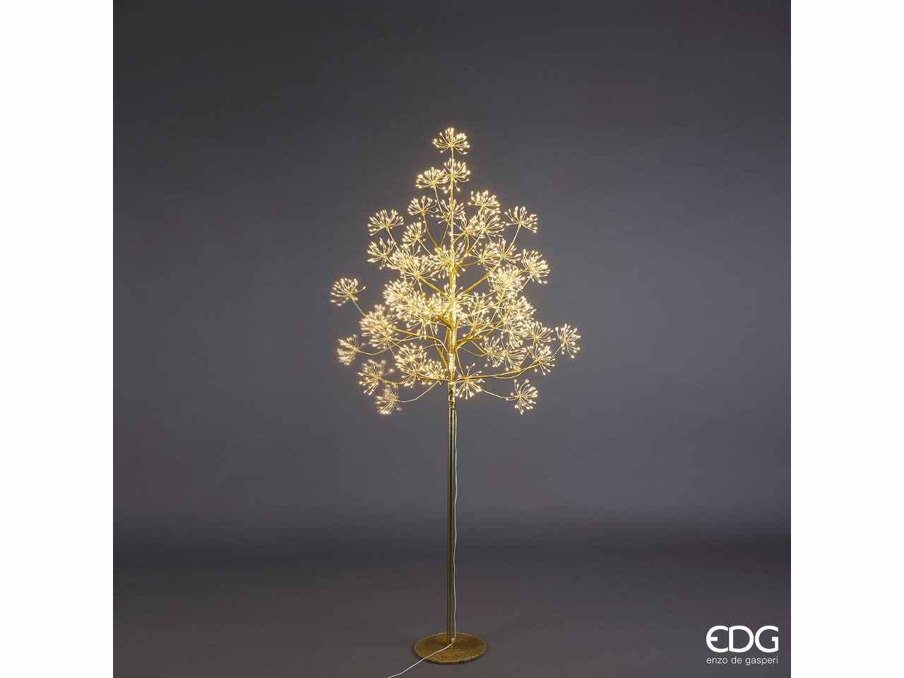 Albero faggio con 1568led h.180cm oro