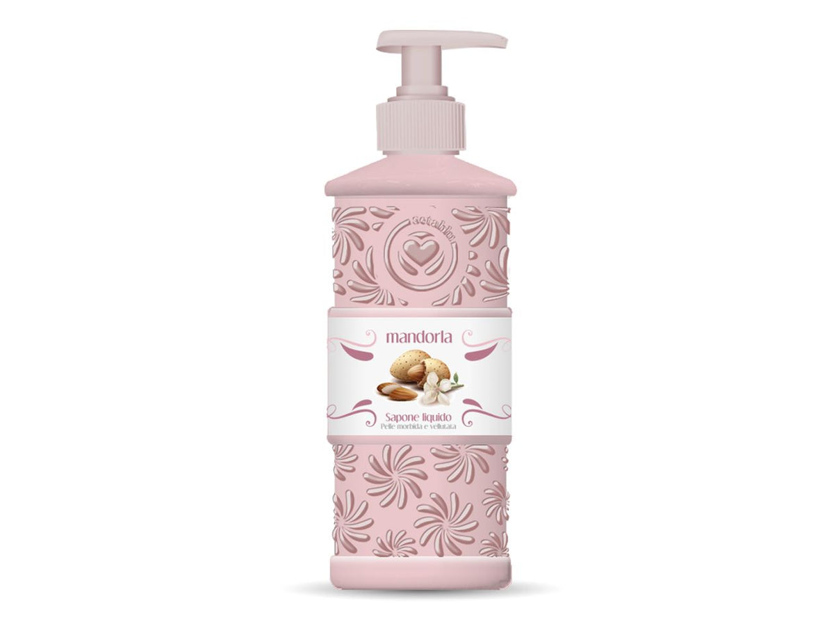Dispenser sapone liquido mani 500ml mandorle