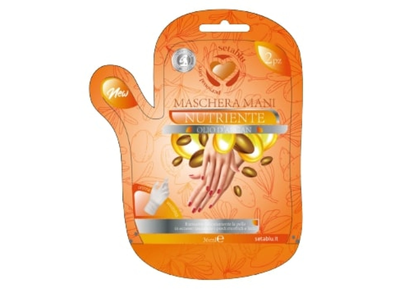 Maschera mani con olio d'argan