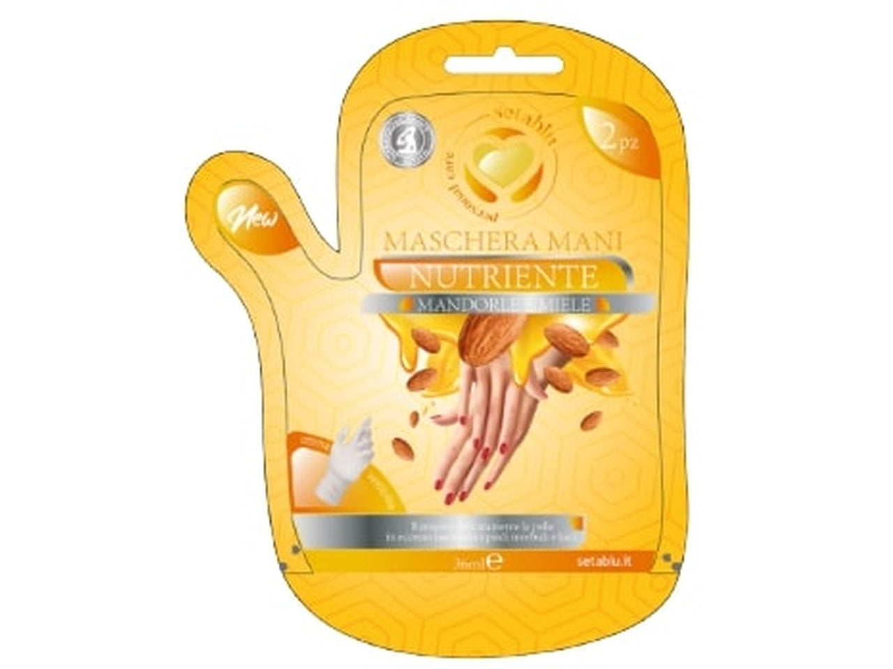 Maschera mani con miele e mandorle