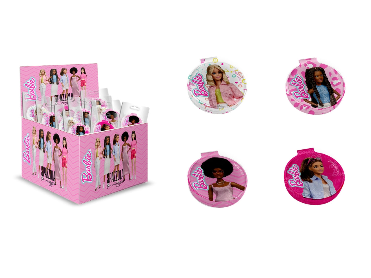Spazzola da borsa barbie $