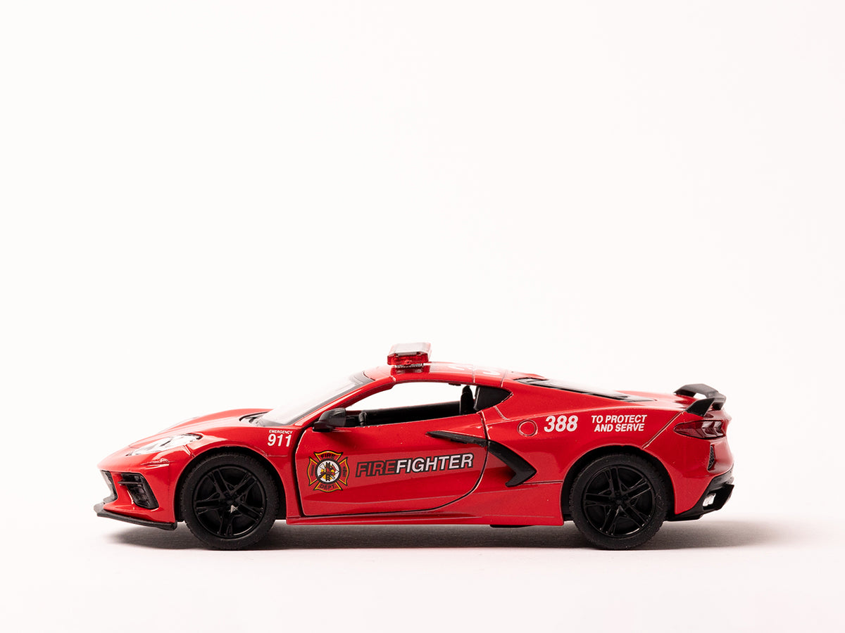 Corvette police firefighter