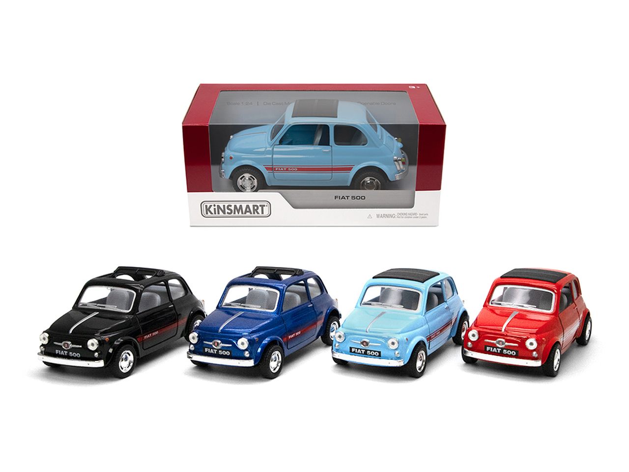 Auto in scala 1:24 fiat 500