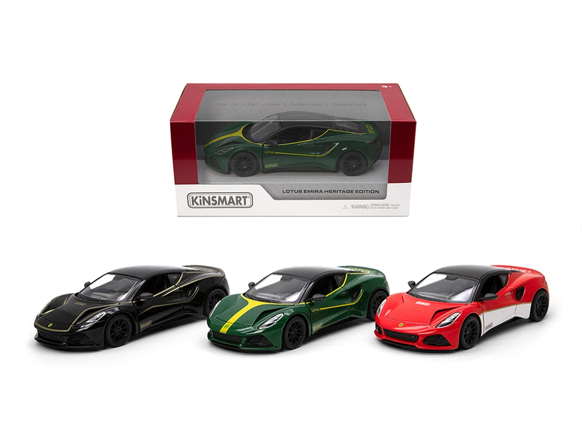 Auto in scala 1:34 lotus emira heritage edition