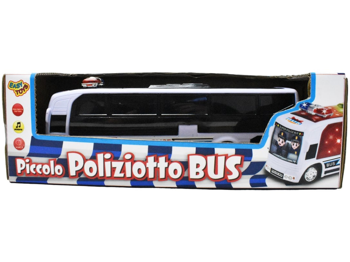 Bus piccolo poliziotto mistero luci e suoni