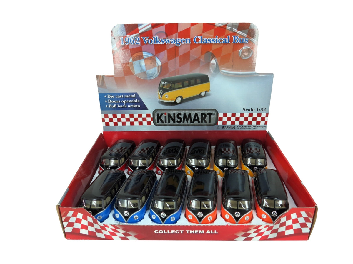 Auto volkswagen bus 1962 black top