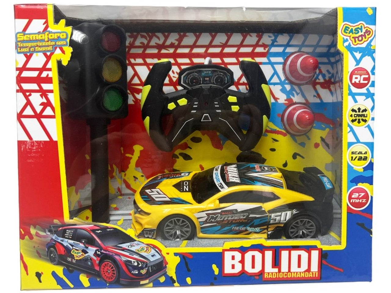 Auto rally radiocomando 1:22 con semaforo