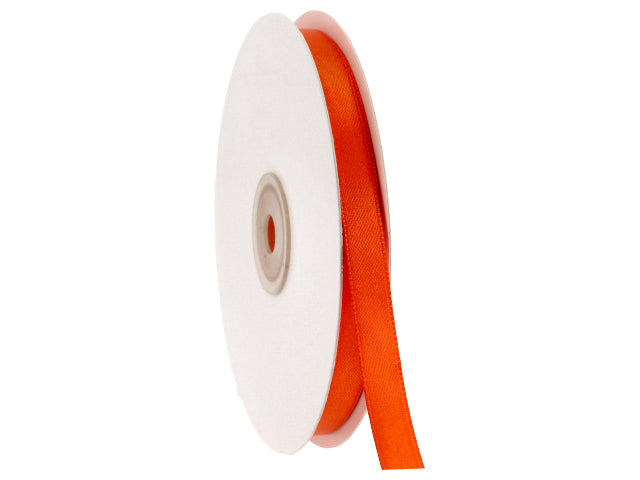 Doppio raso arancione brill.10mm.50mt. d1014
