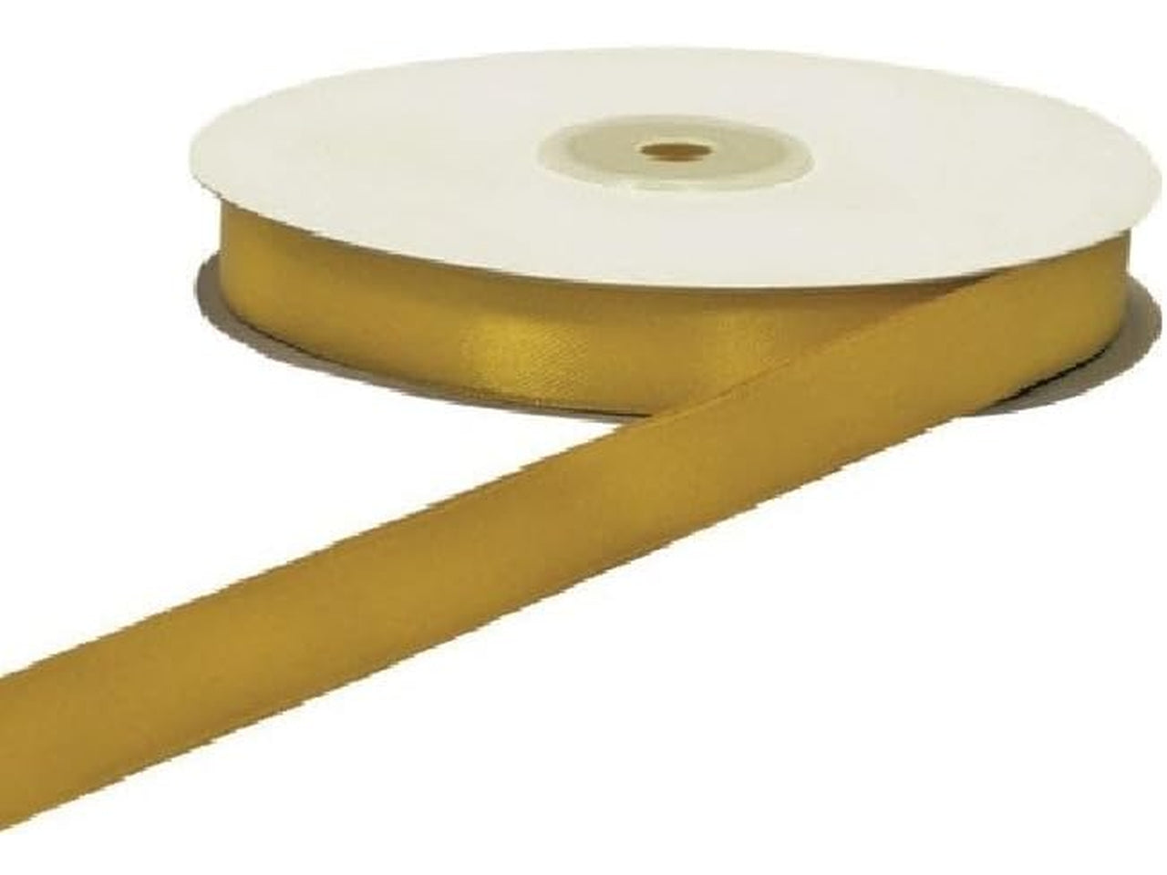 Nastro doppio raso colore oro misura 10mmx50mt