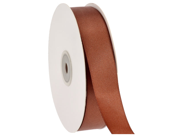 Doppio raso marrone 25mm 50mt. d2505