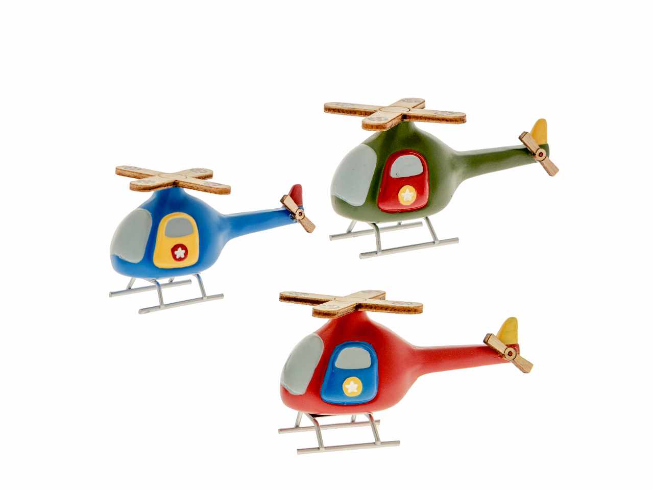 Elicottero decorativo brezza 12cm