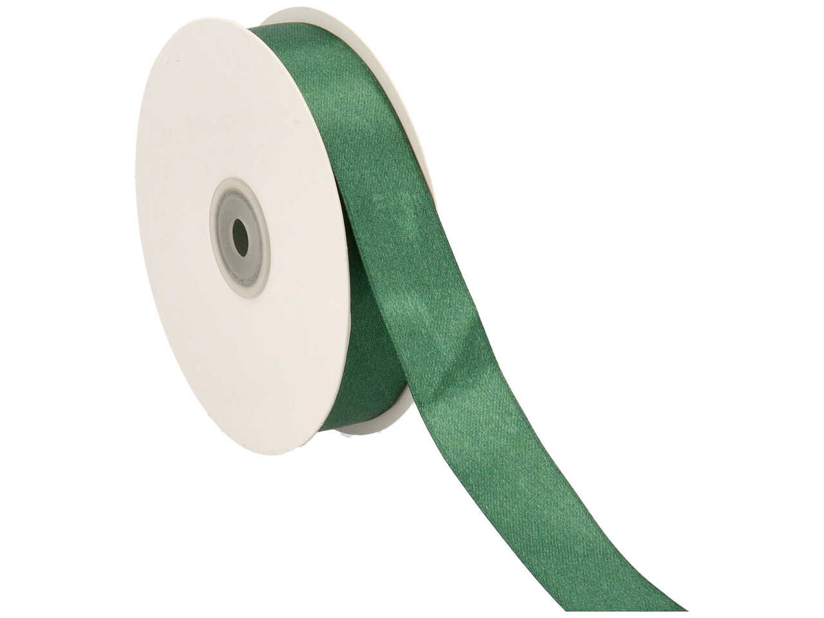 Nastro doppio raso verde smeraldo 25mmx50mt