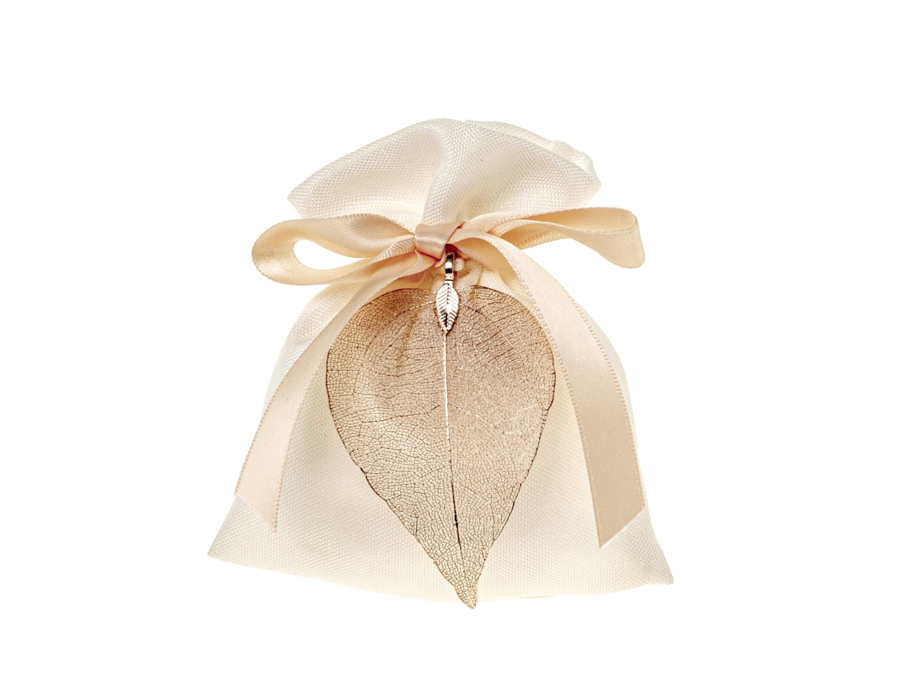 Foglia bag misura 10x12cm colore pesca