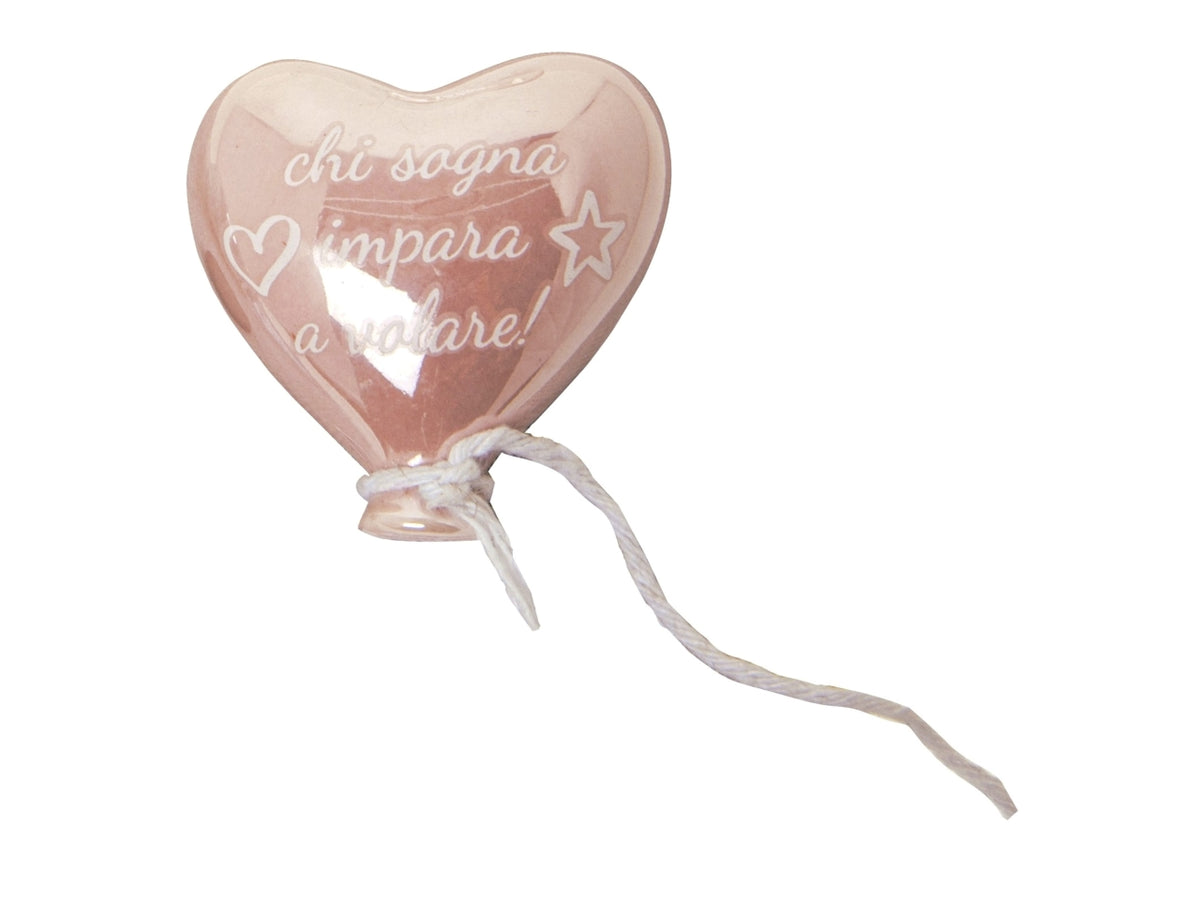 Volo baby magnete rosa 5cm in pvc con box