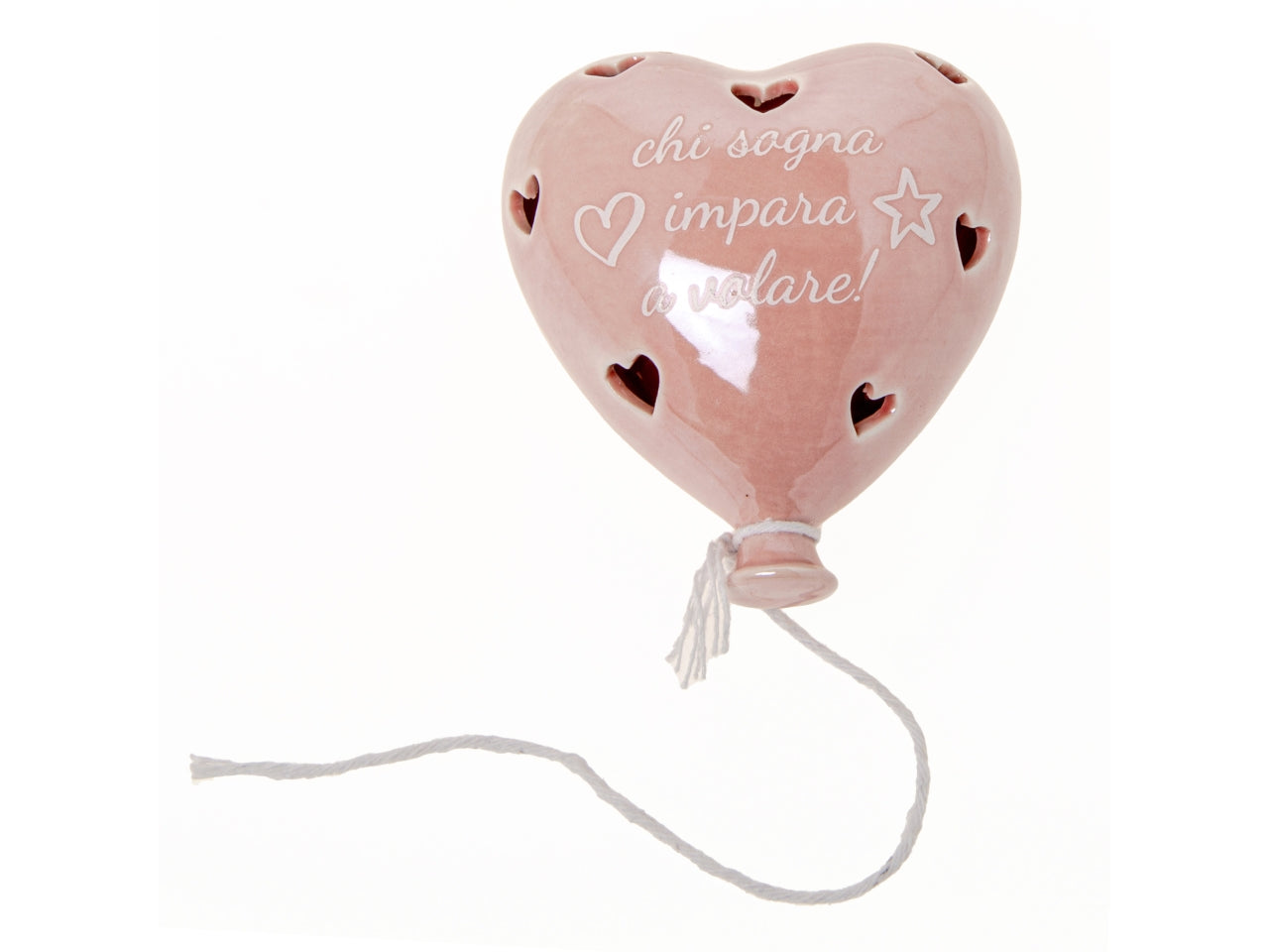 Volo baby balloon con led rosa 9cm