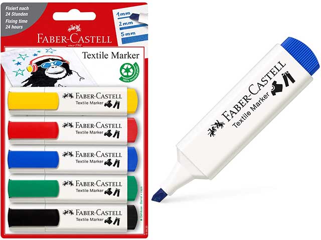 Marcatore assortiti tratto 1mm-2mm-5mm 5 pezzi