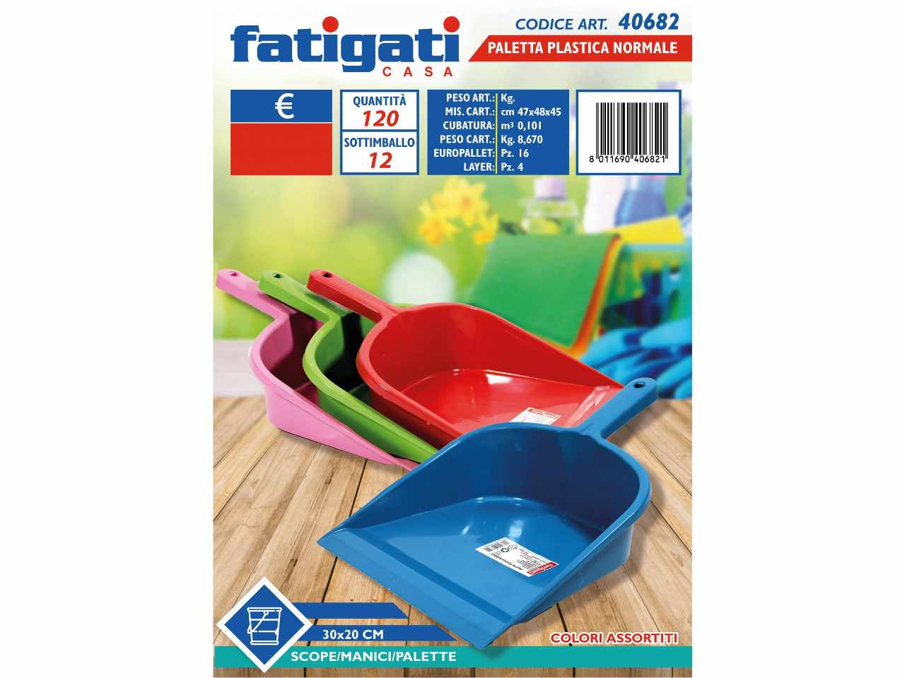Paletta plastica 40682
