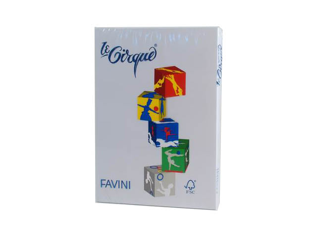Risma fogli A4 Favini in colore bianco 210x297mm 160gr
