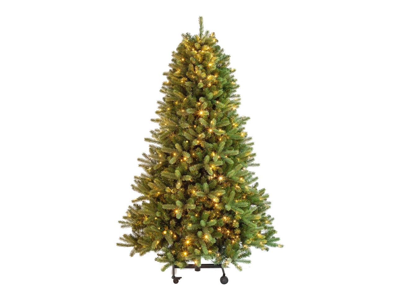 Albero di Natale poly hubart grow 225cm diametro 152cm 2082 punte