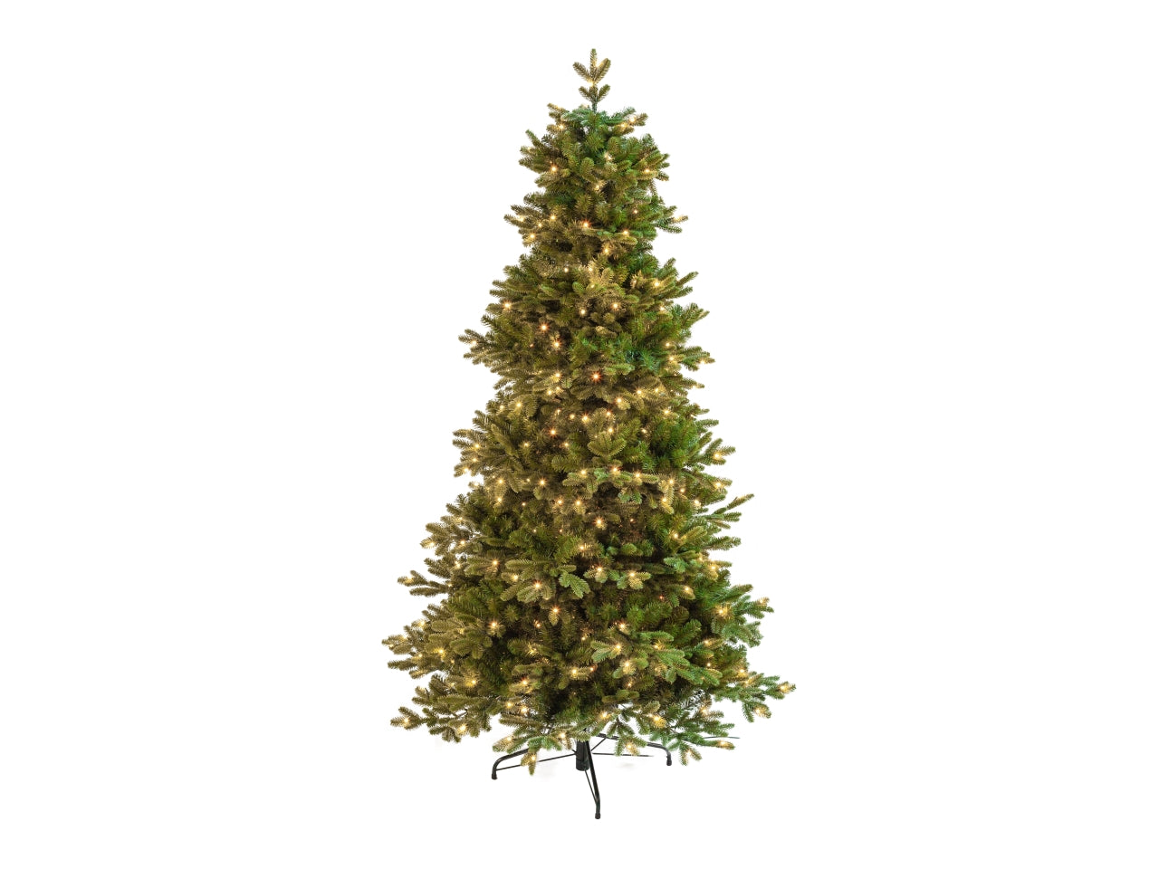 Albero di Natale poly king peak bluetooth 210cm diametro 124cm 3231 punte