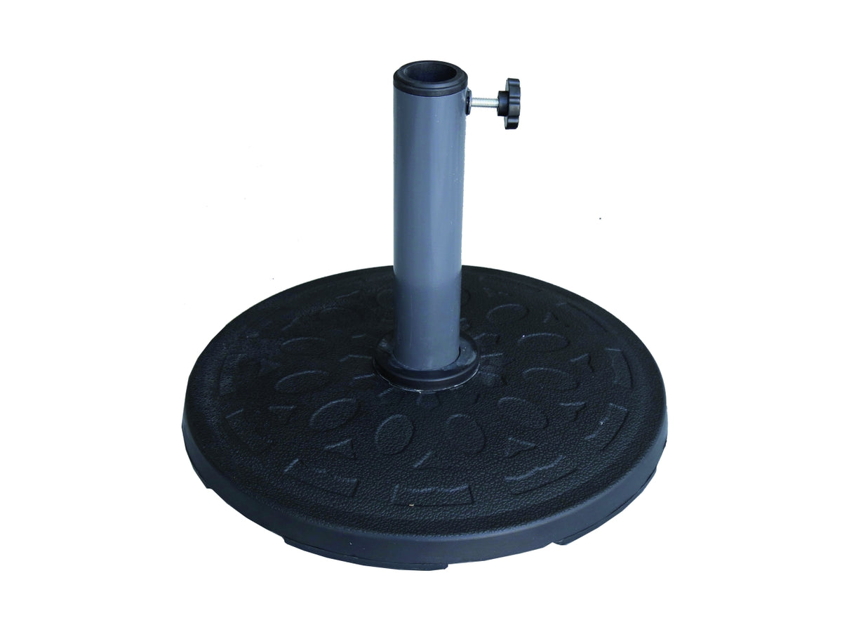 Base per ombrellone in poliresina d.50cm - 25kg - per palo 38mm, 48mm