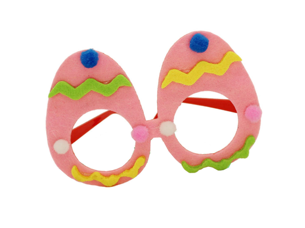 Occhiali con decorazione pasquale 14cm disponibili in diversi assortimenti