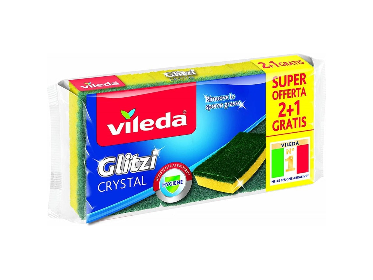 Vileda glitzi crystal 2+1 pezzi