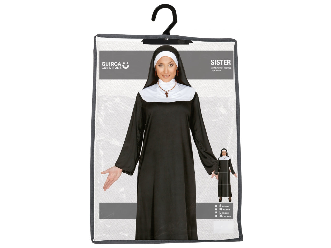 Costume adulto suora taglia M