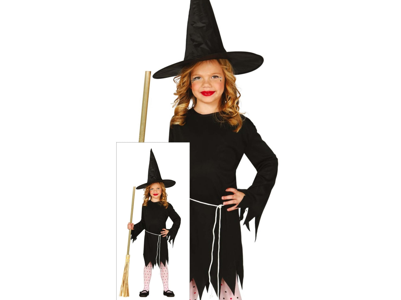 Costume strega bambina, 10-12 anni
