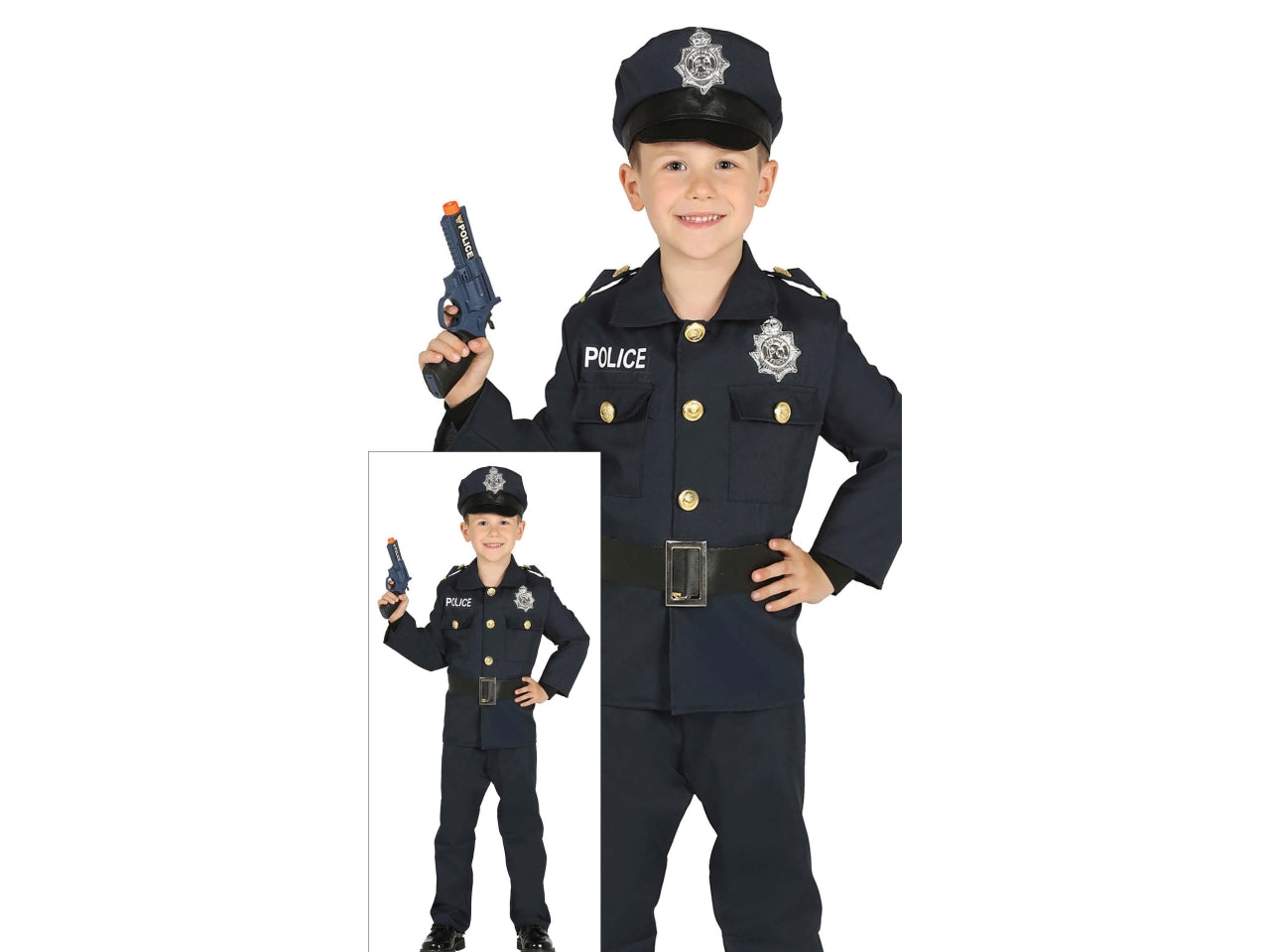 Costume poliziotto 5-6 anni
