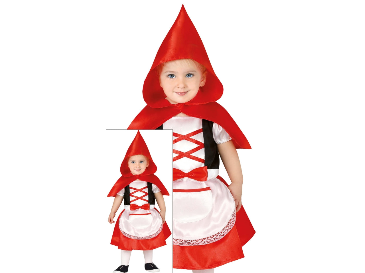Costume baby cappuccetto 12-18 mesi