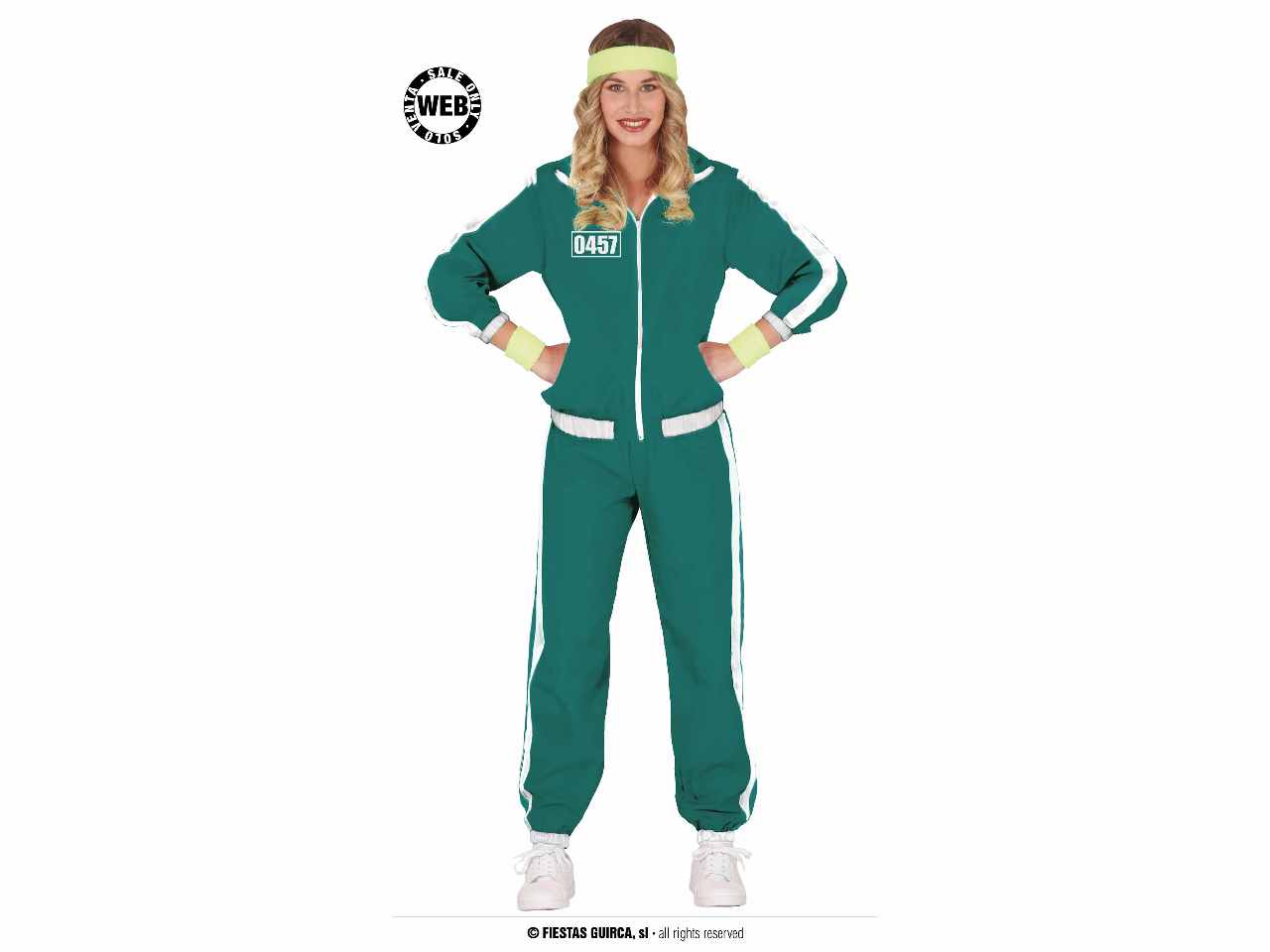 Costume adulto ginnasta the gamer taglia M 38-40