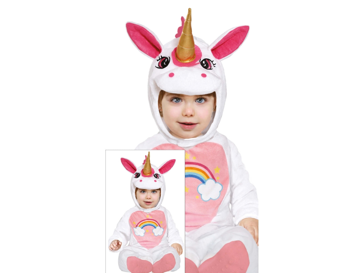Costume baby unicorno 12-18 mesi