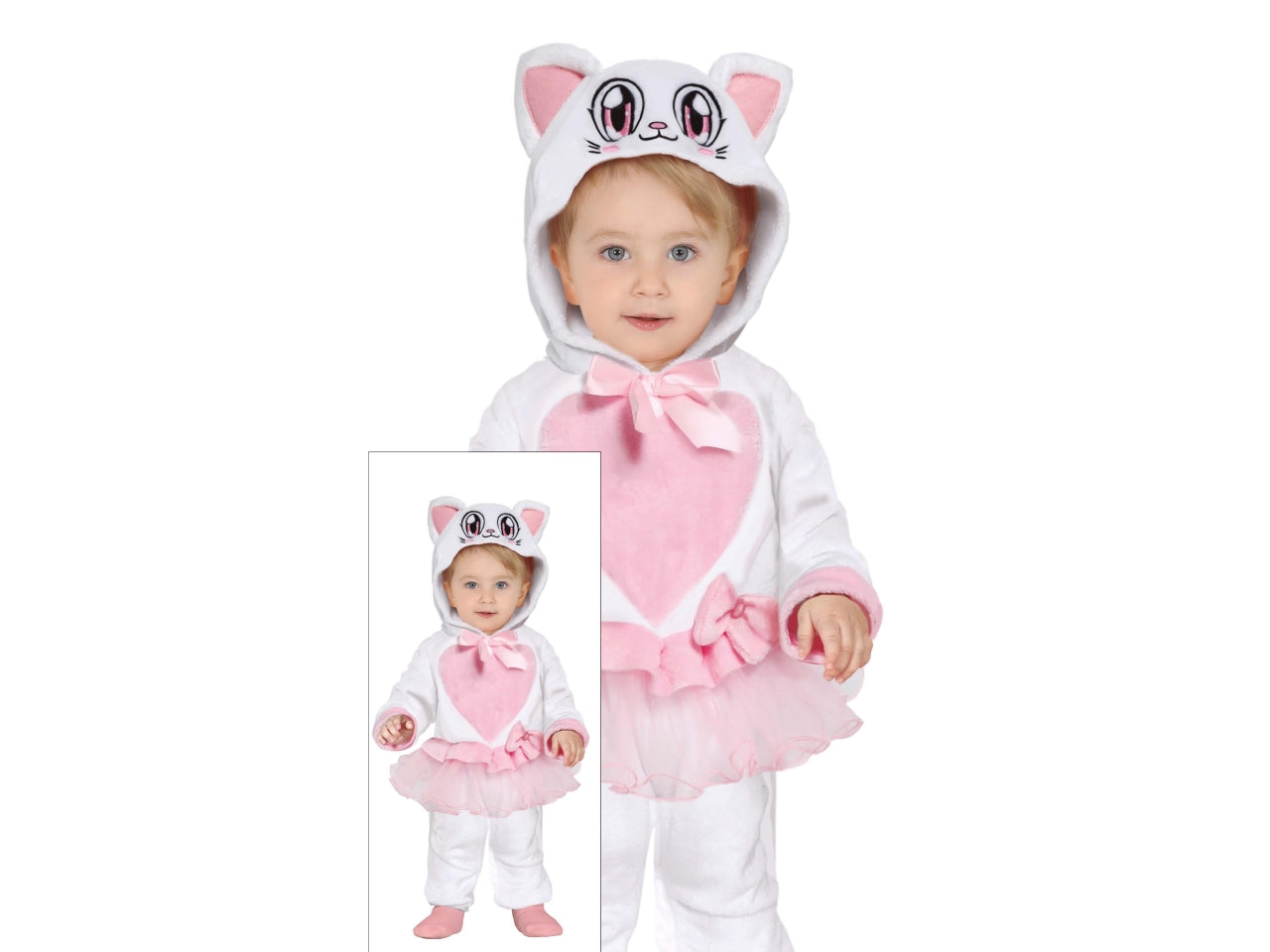 Costume baby gattina 18-24 mesi