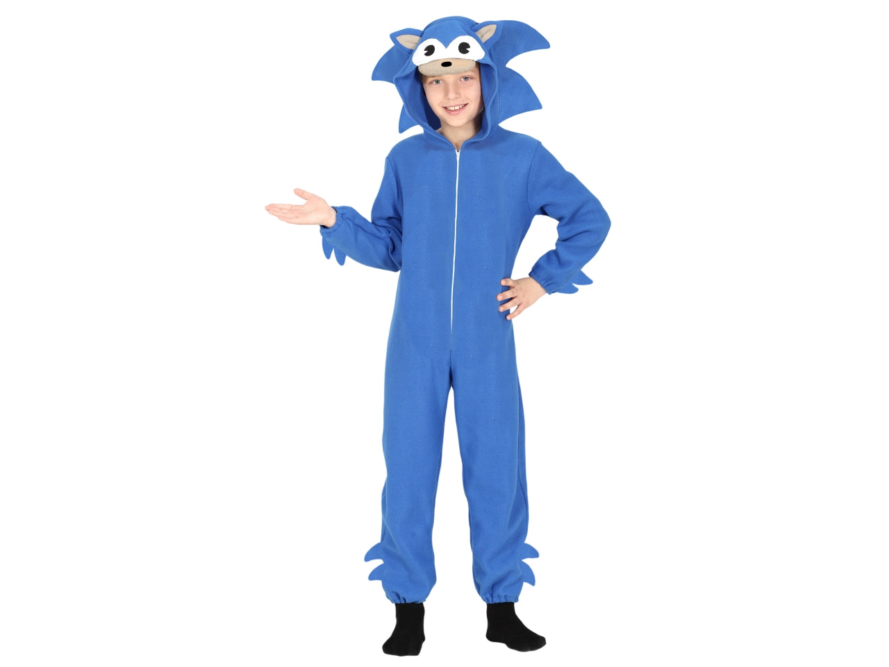 Costume kigurumimi blu 7-9 anni